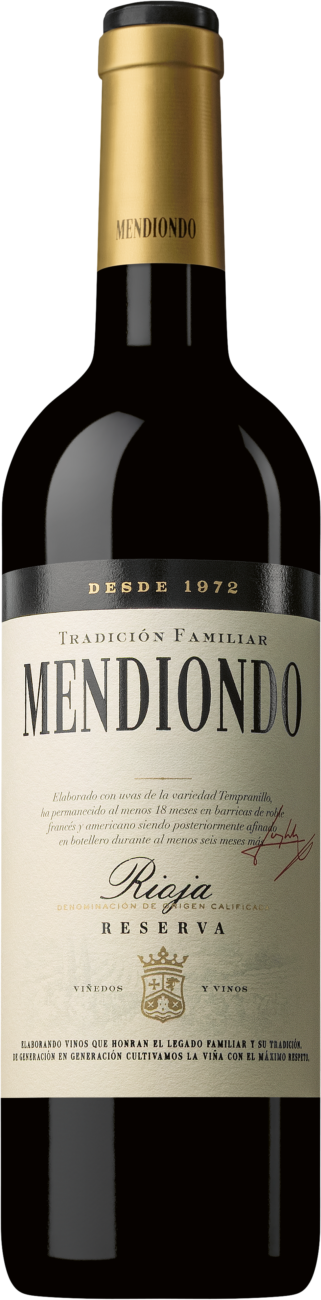 Mendiondo Reserva Rioja DOC 2019